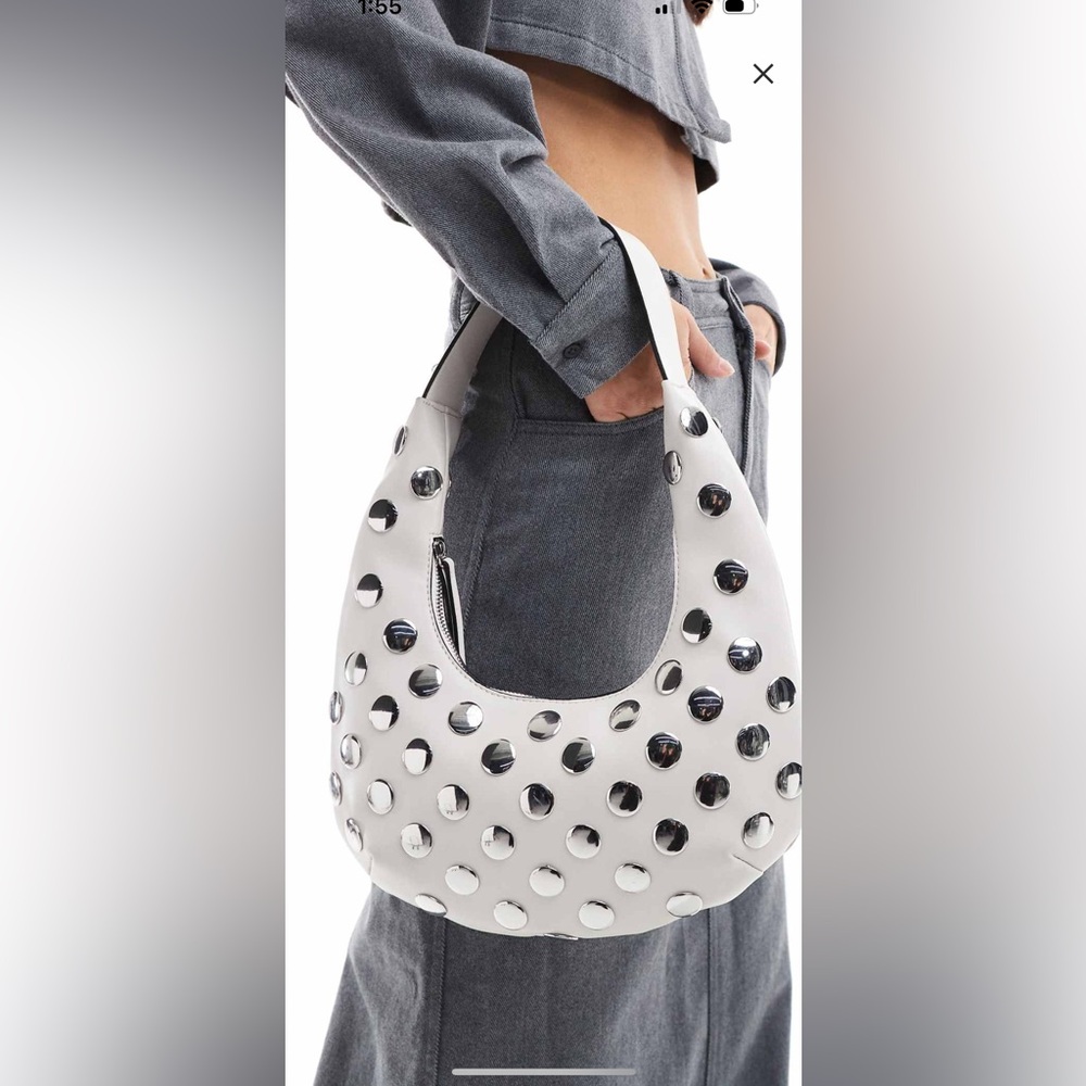 Studded never worn ASOS bag